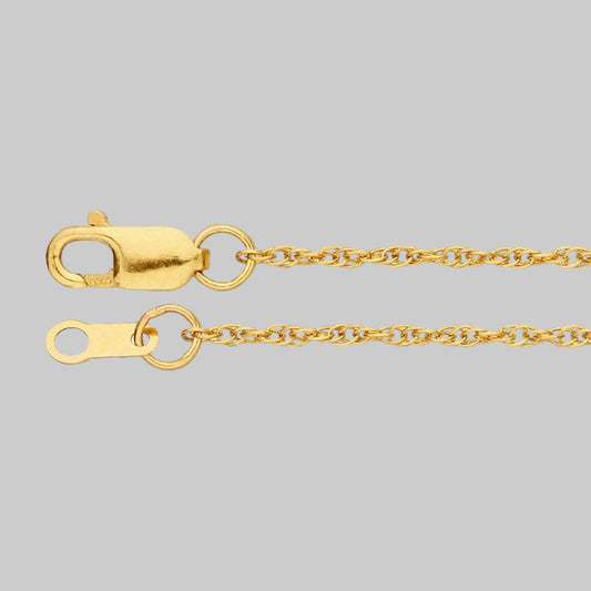 Double Rope Chain | 14k gold